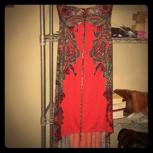 Multi-colored beach dress
